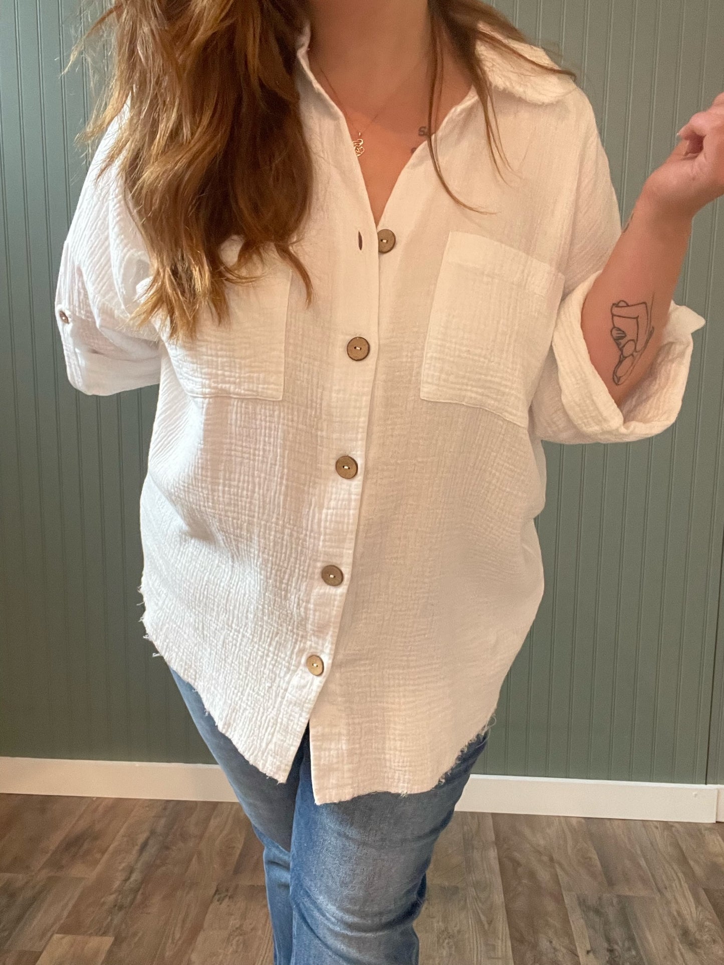 Hailey Button Down (Plus)