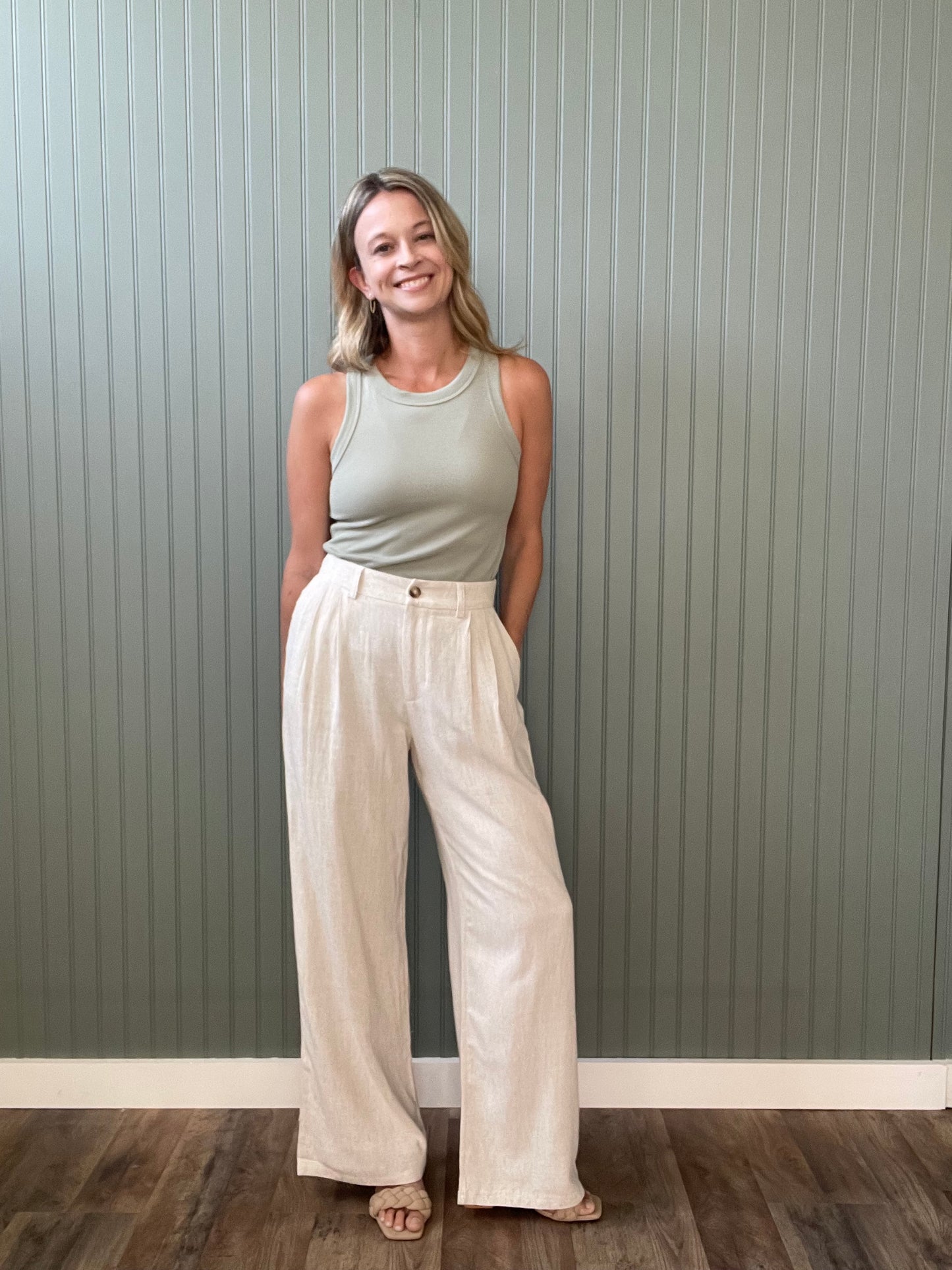Mya Linen Trousers (Natural)