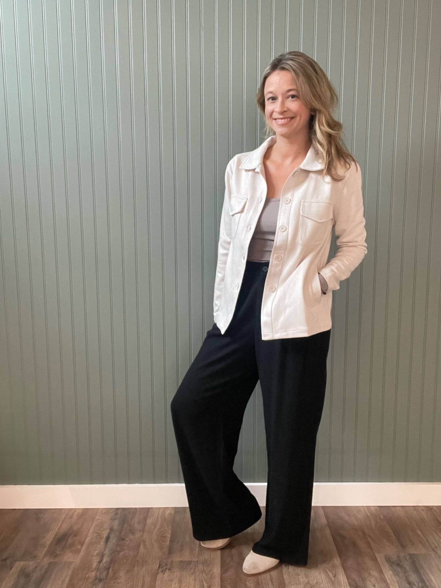 Mya Linen Trouser (Black)