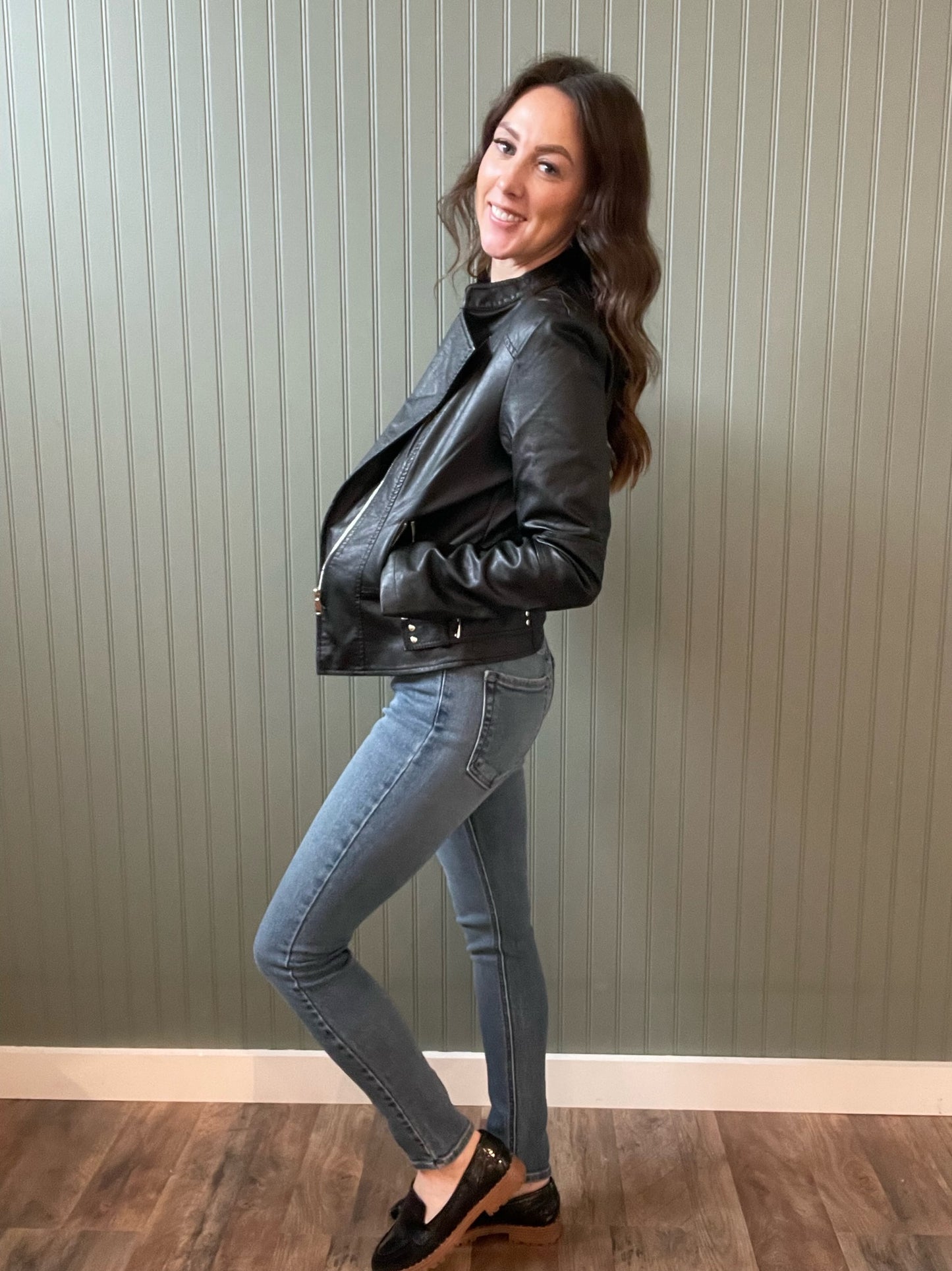 Breann Vegan Leather Jacket