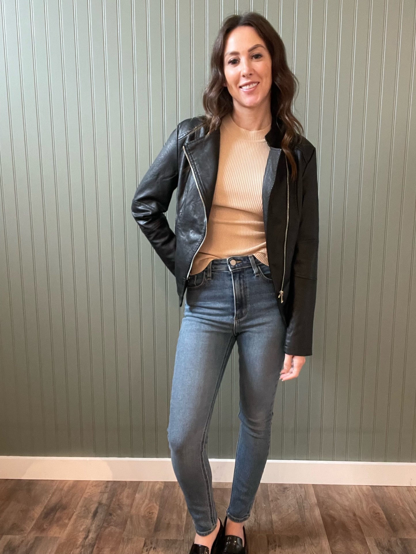 Breann Vegan Leather Jacket