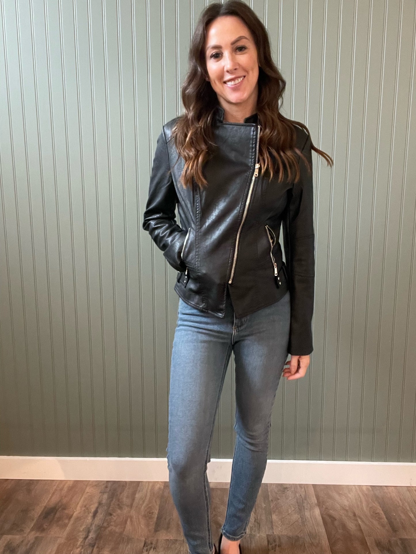 Breann Vegan Leather Jacket
