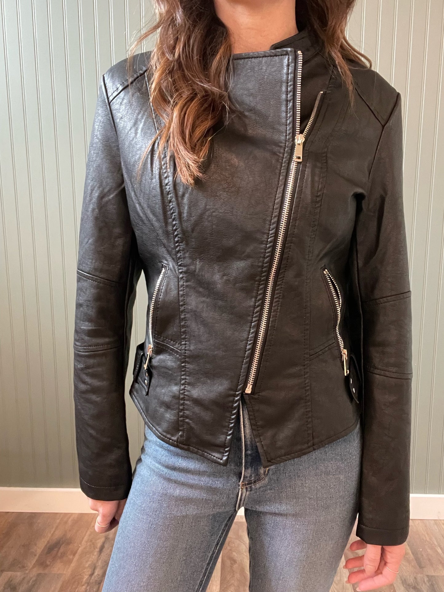 Breann Vegan Leather Jacket