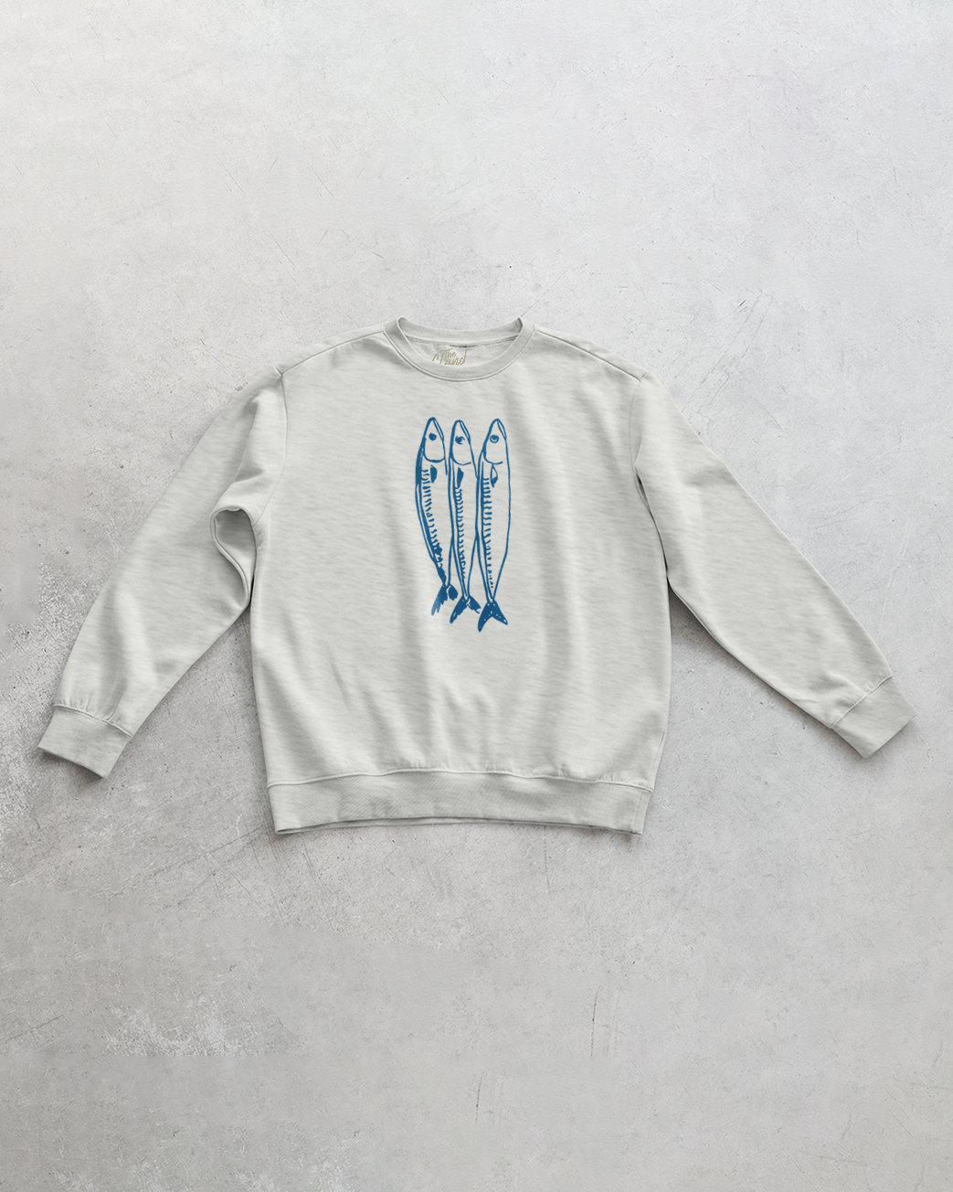 Three Little Fish Sweatshirt (Oat Heather)