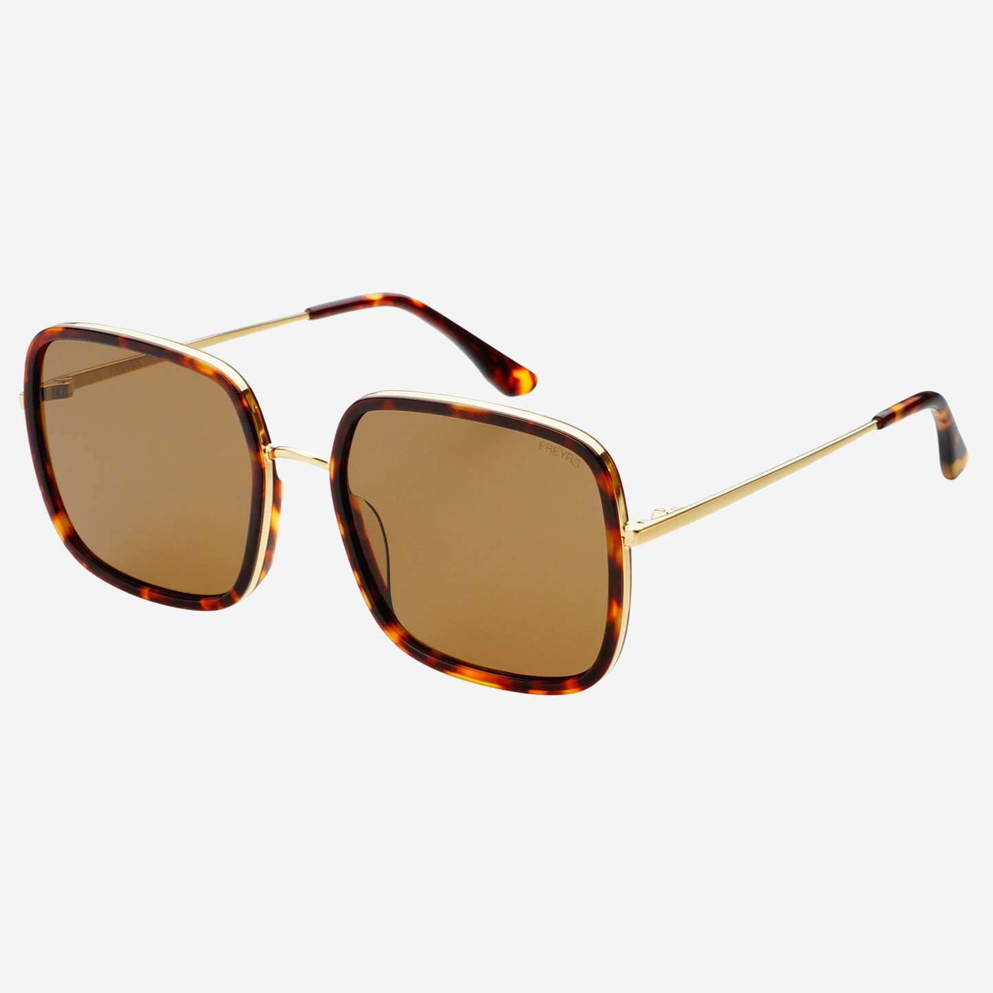 Cosmo Acetate Square Sunglasses, Dark Tortoise