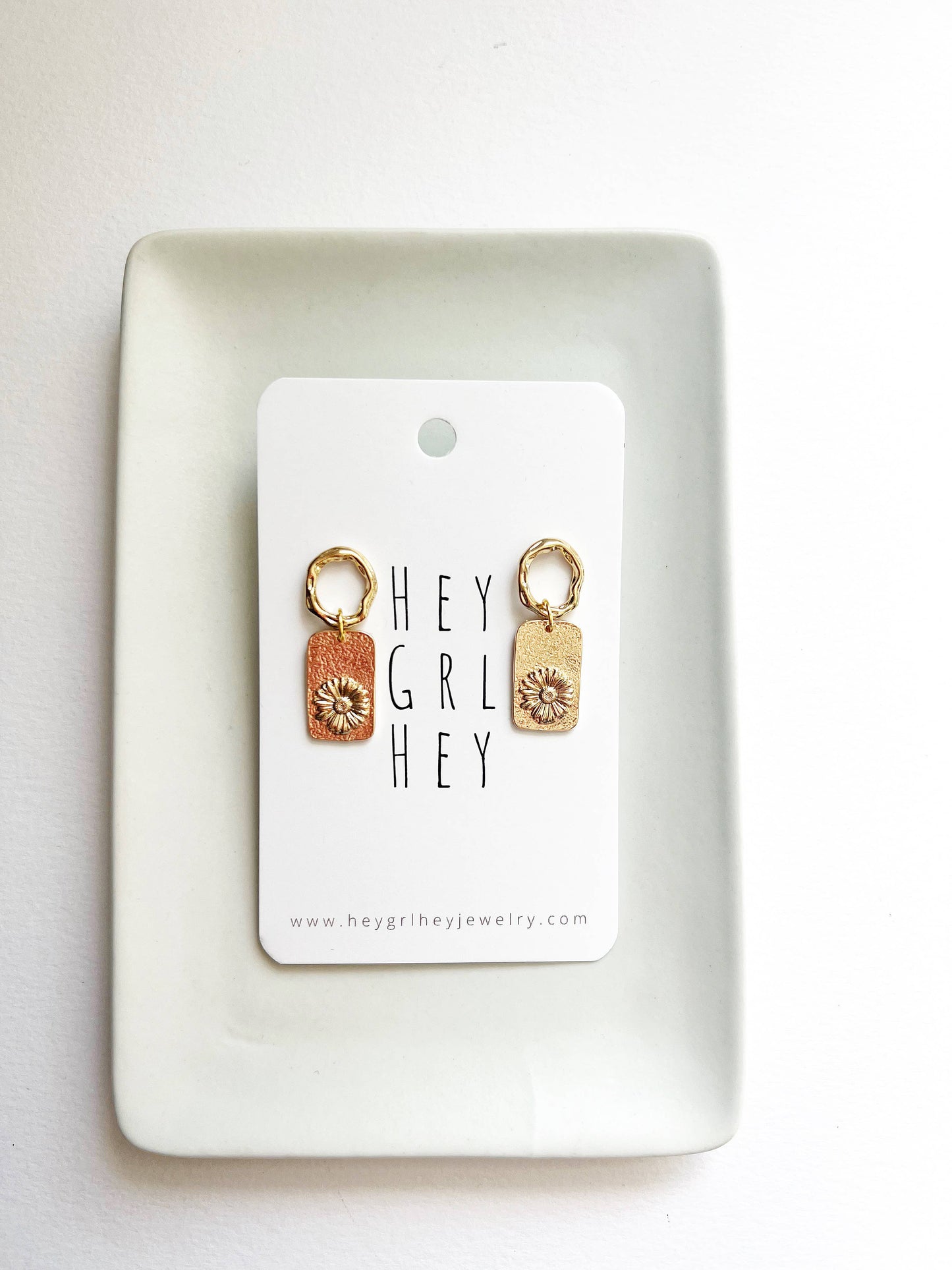 The Magnolia Flower Earrings