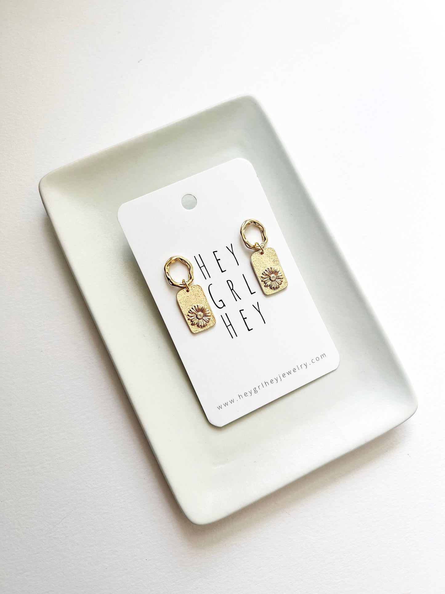The Magnolia Flower Earrings