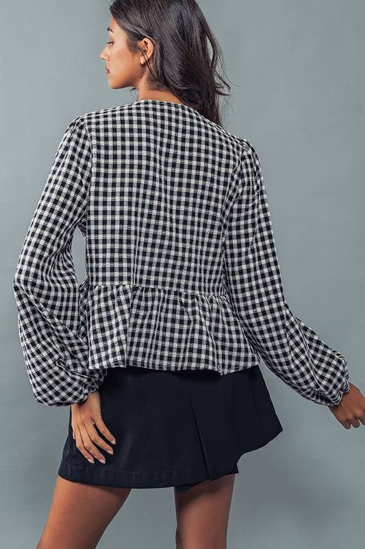 Gemma Babydoll Bow Top