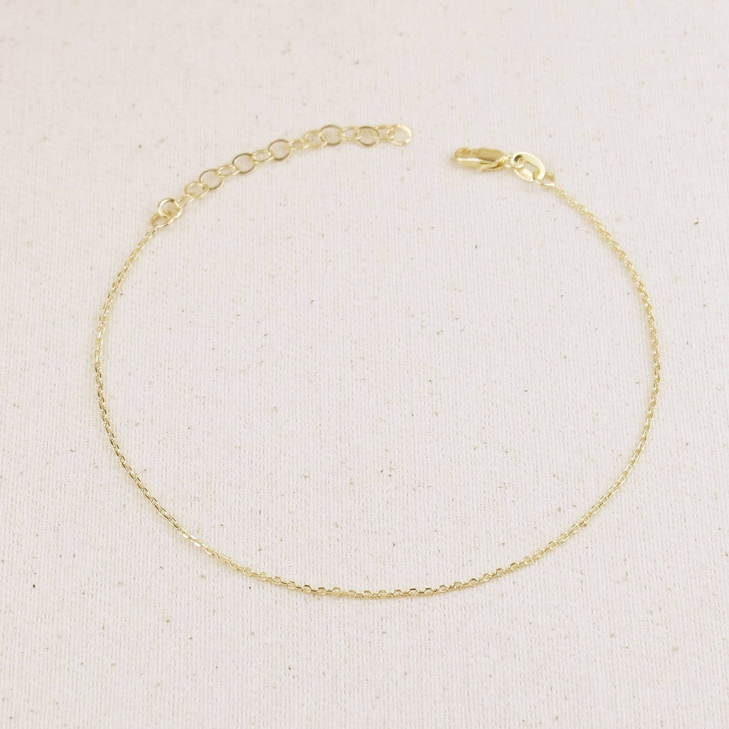 Link Chain Anklet (0.9mm)