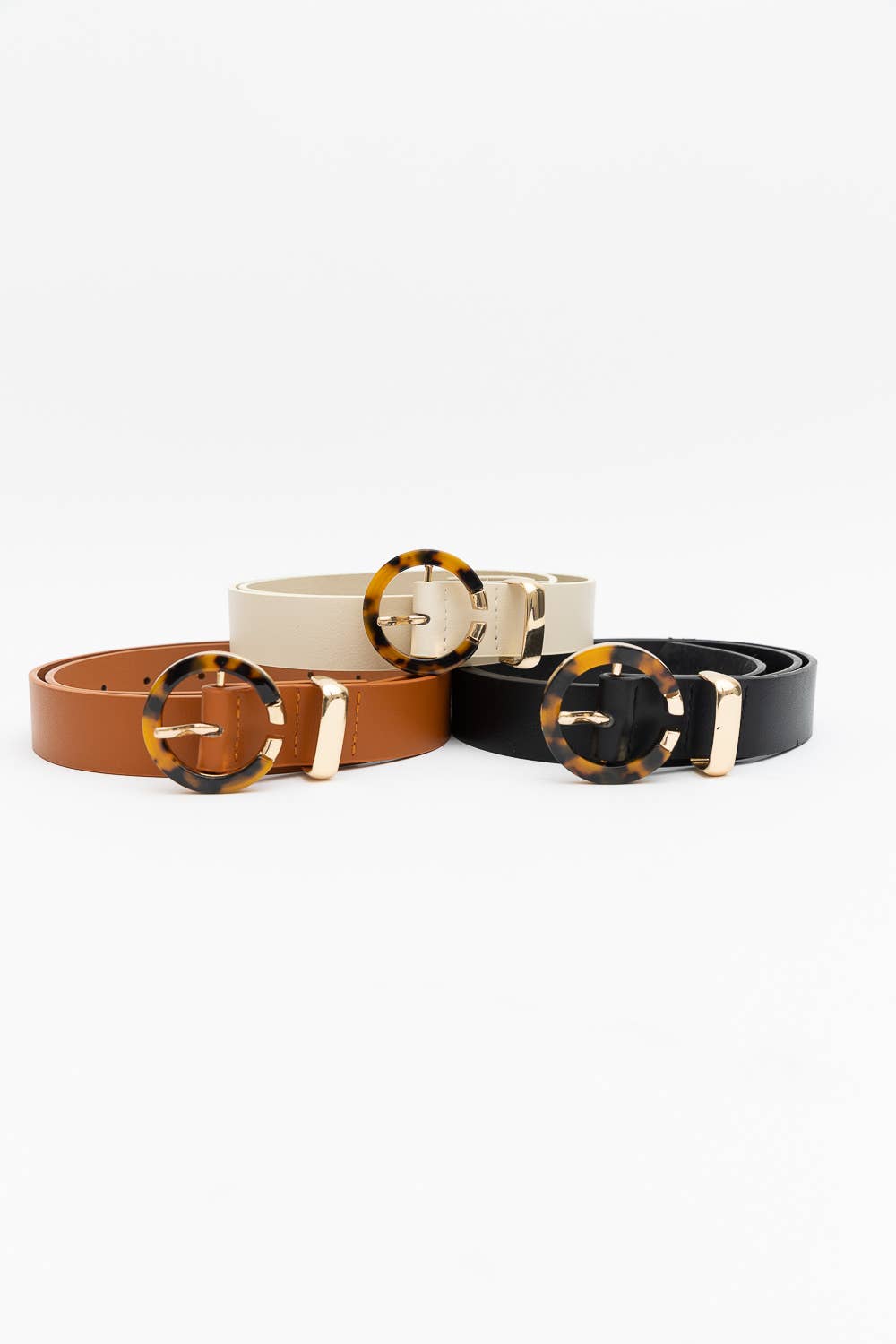 Yvette Buckle Belt (Camel)