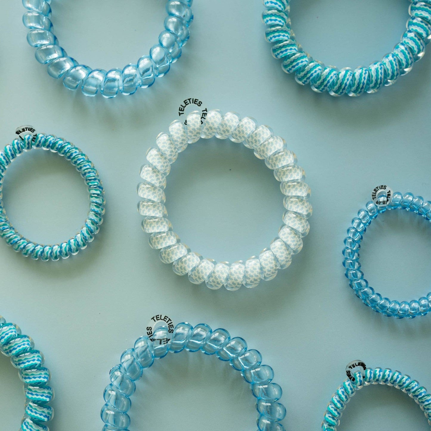Spiral Hair Coils | Summer Sky | Small