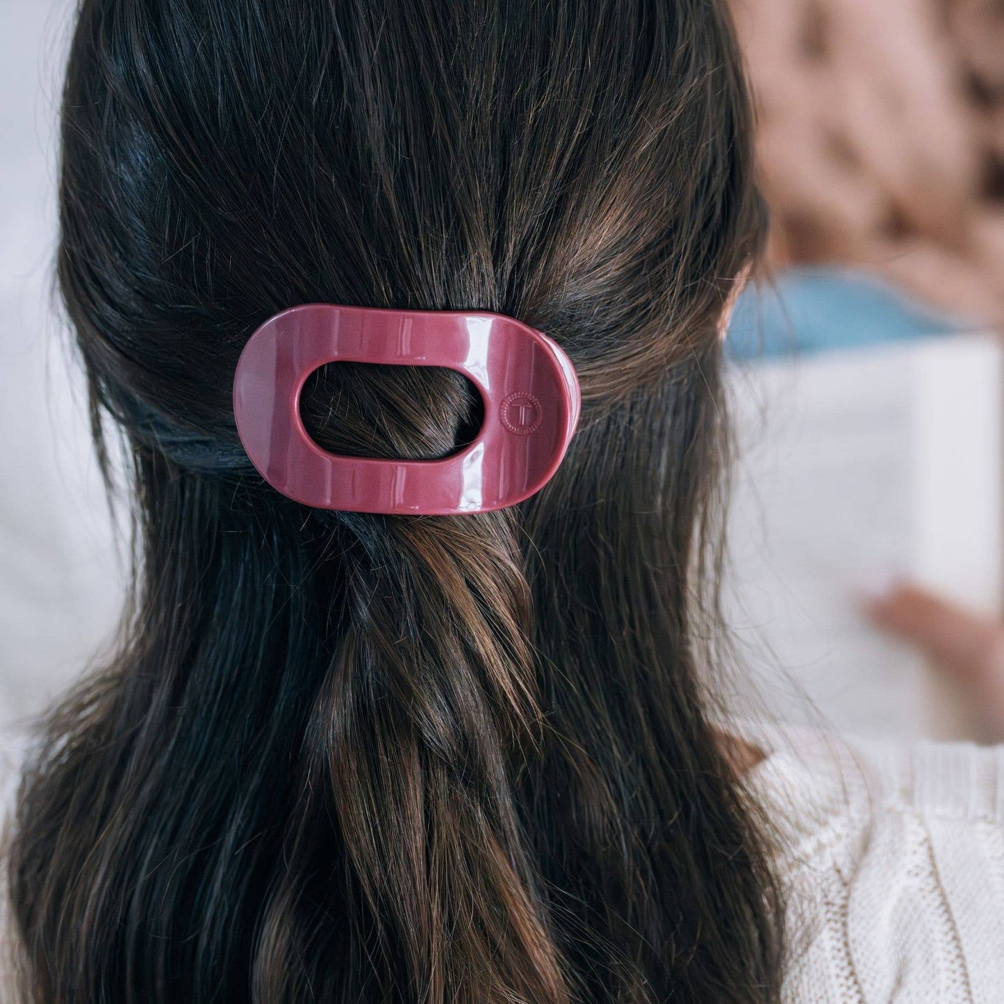 Flat Round Hair Clip | Wild Side |Small
