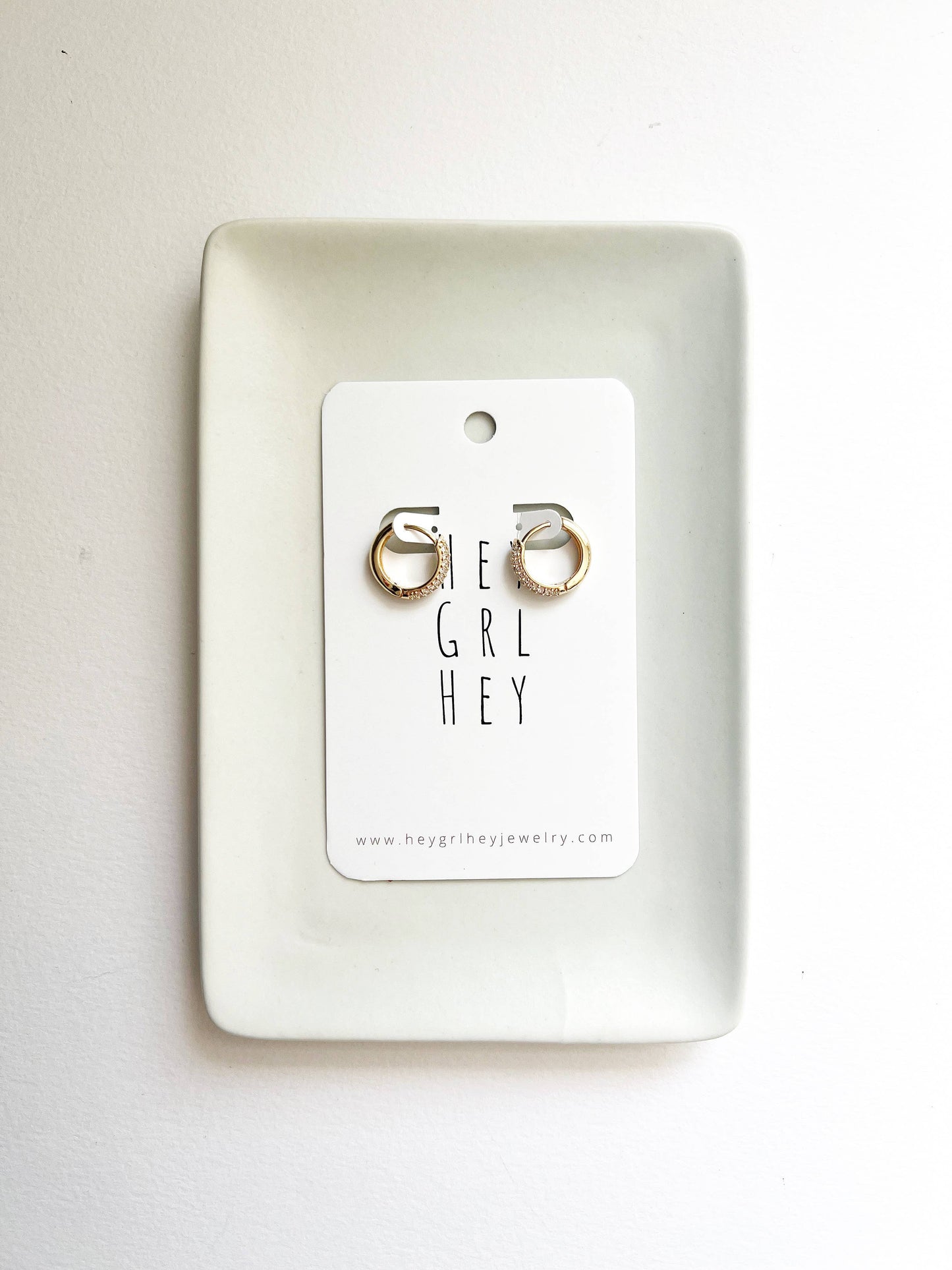 “You Sparkle, Baby” Hoop Earrings