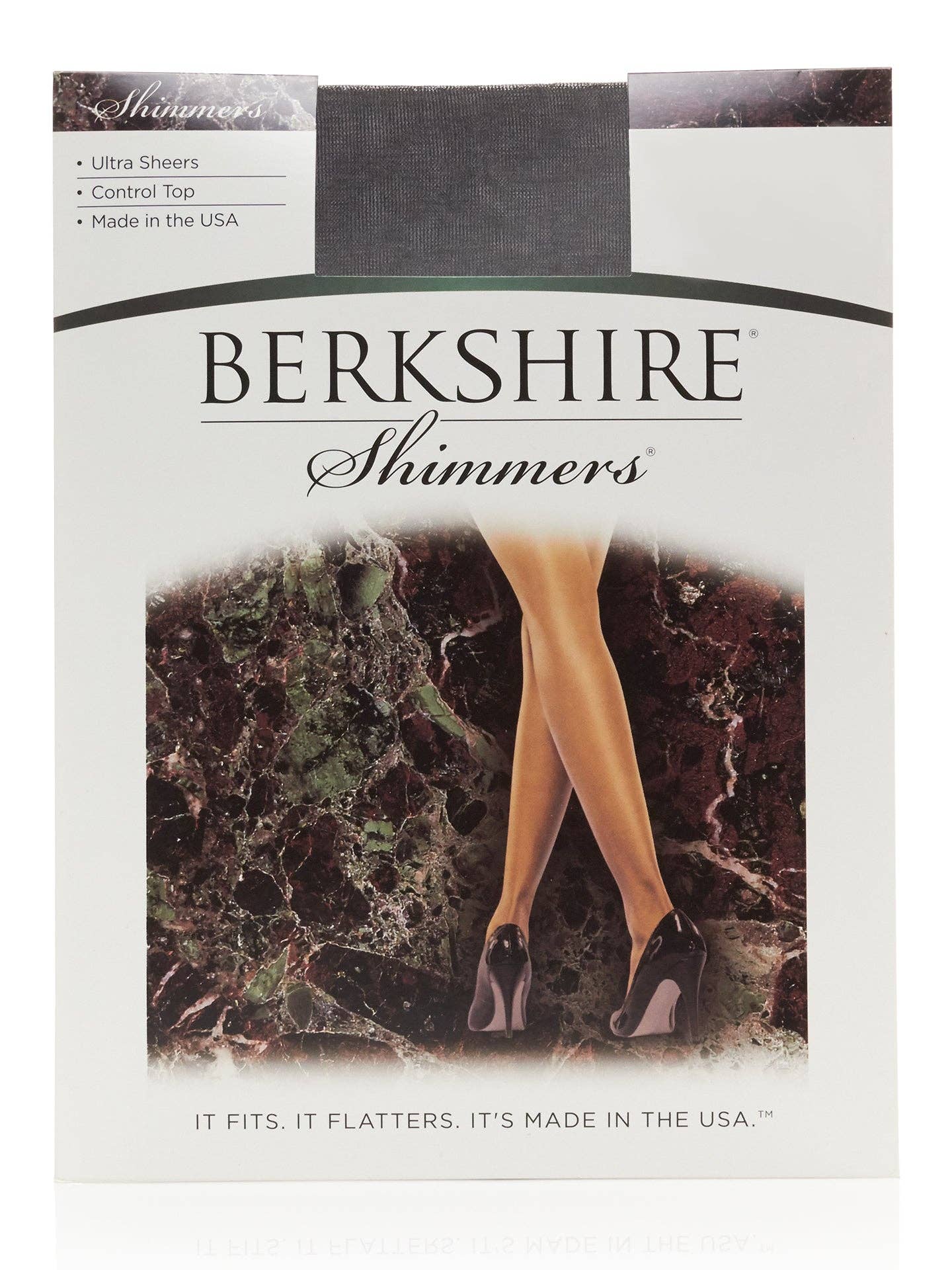 Shimmers Ultra Sheer Control Top Pantyhose - Black / 2