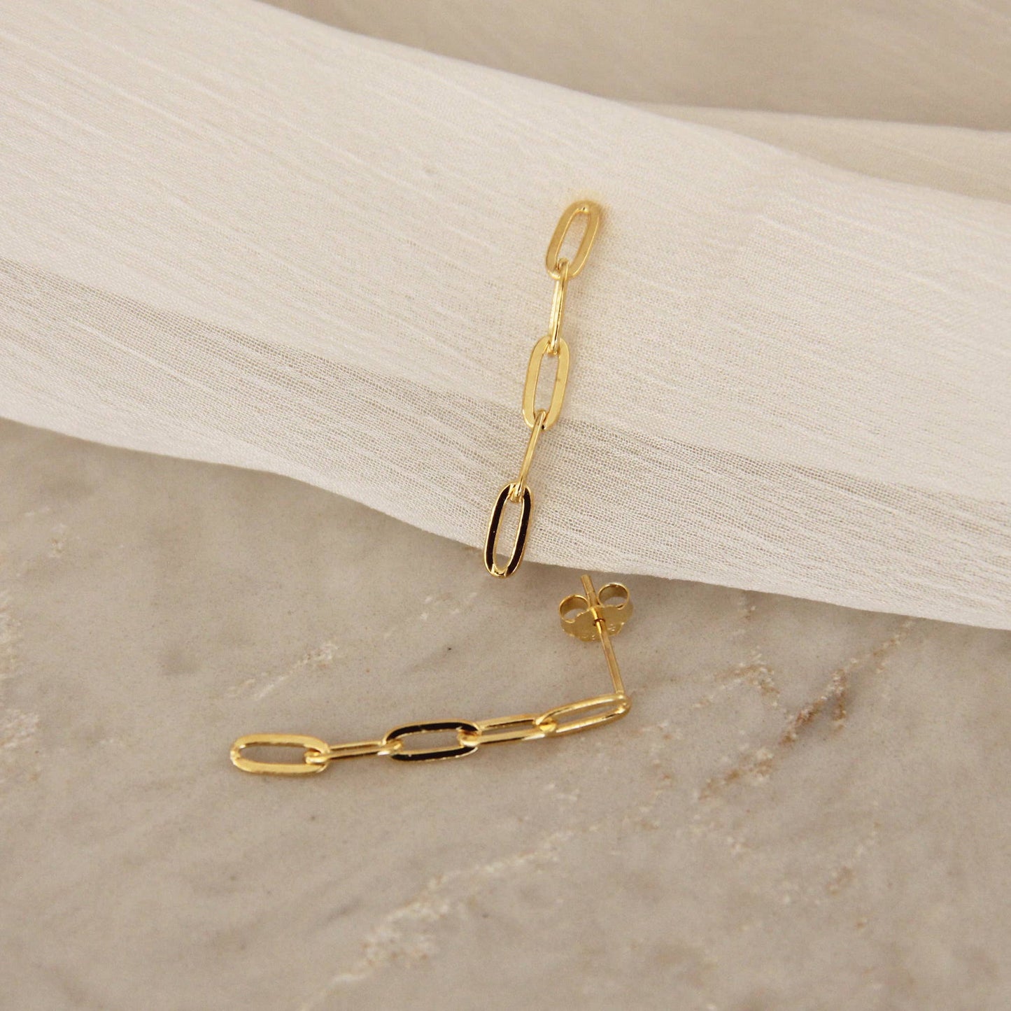 Zoey Earrings, Silver