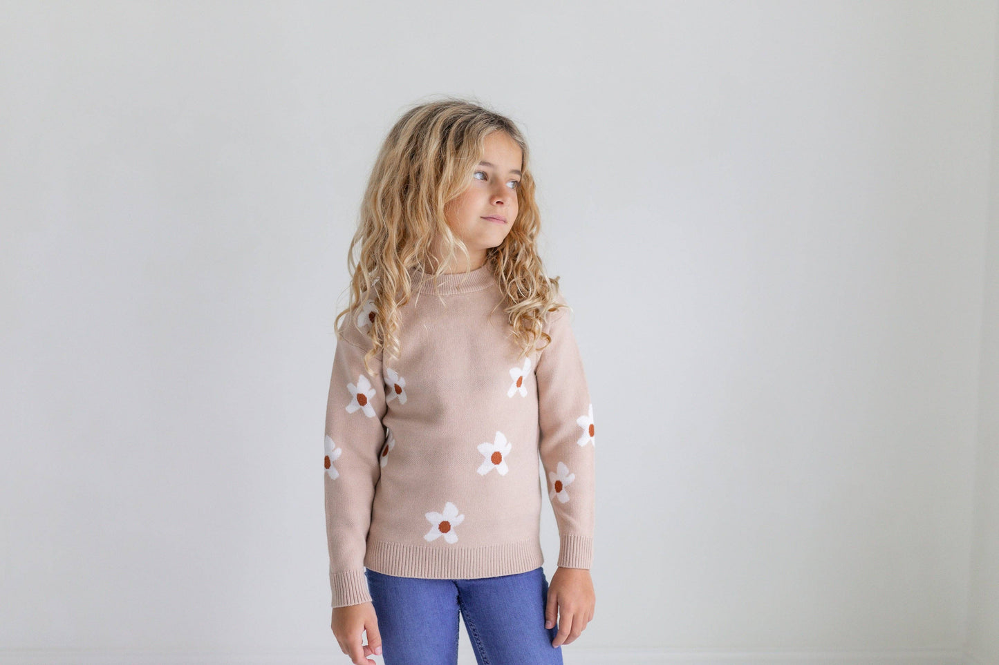 Flower Crew Sweater (Kids)