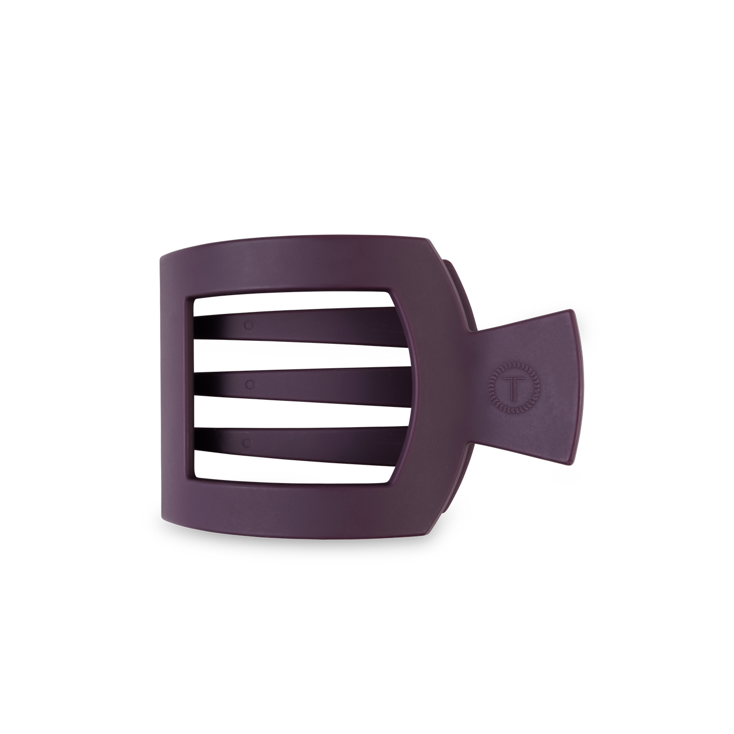 Square Flat Hair Clip | Burgundy Bliss |Medium