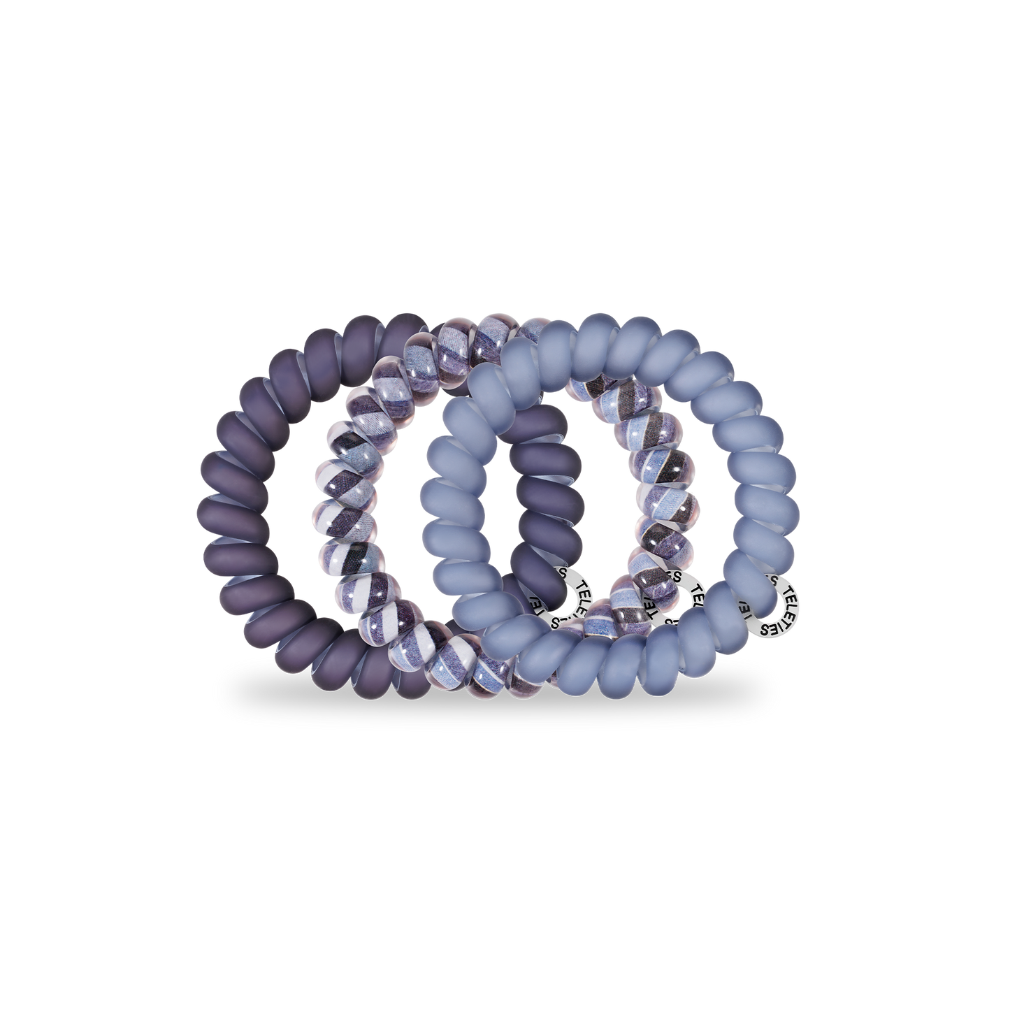 Spiral Hair Coils | Midnight Rain | Large