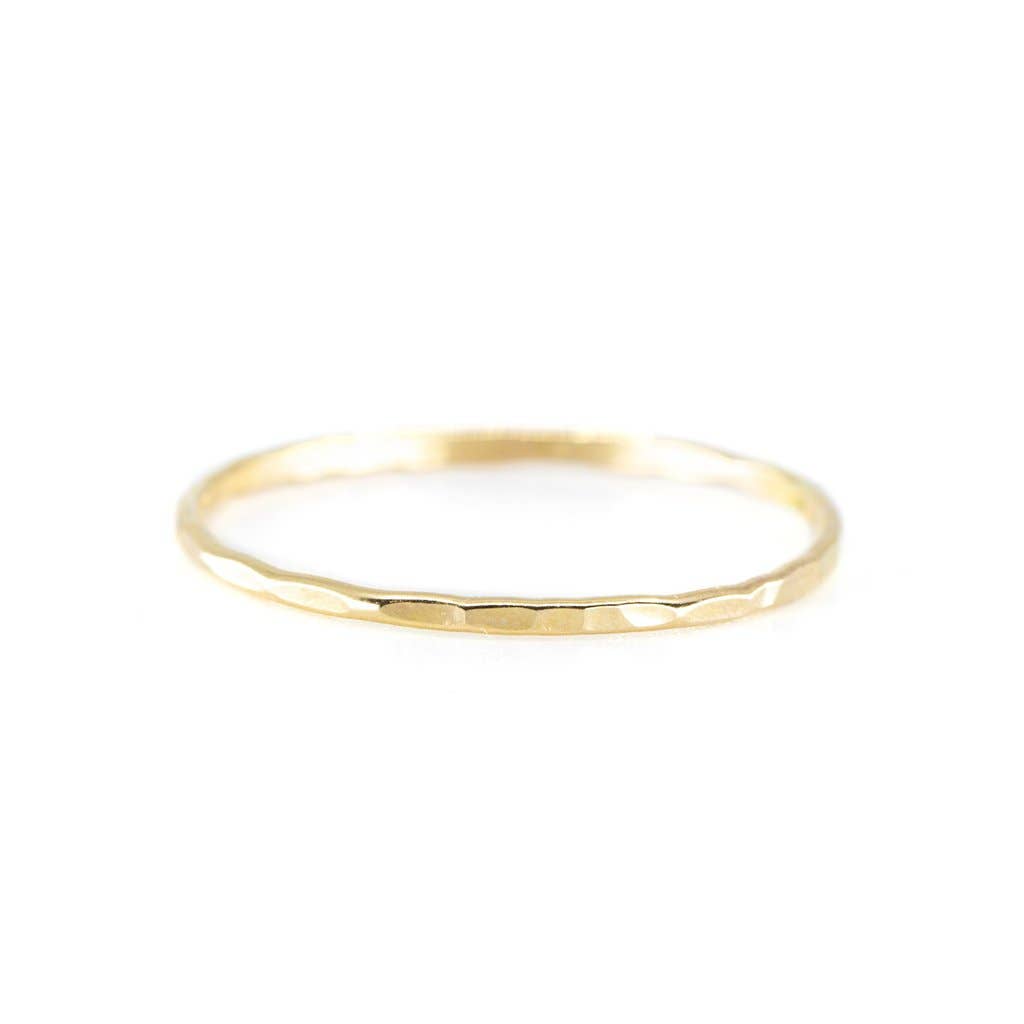Hammered Stacking Ring