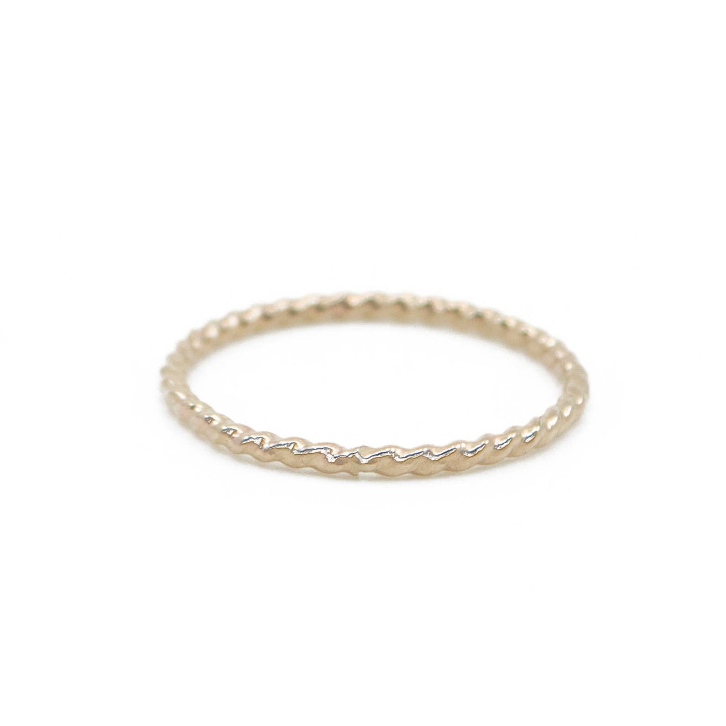 Twist Stacking Ring in Gold