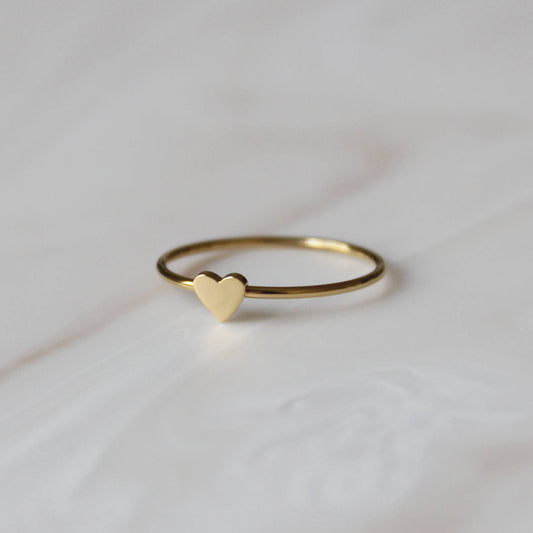 Heart Ring: Gold / 6