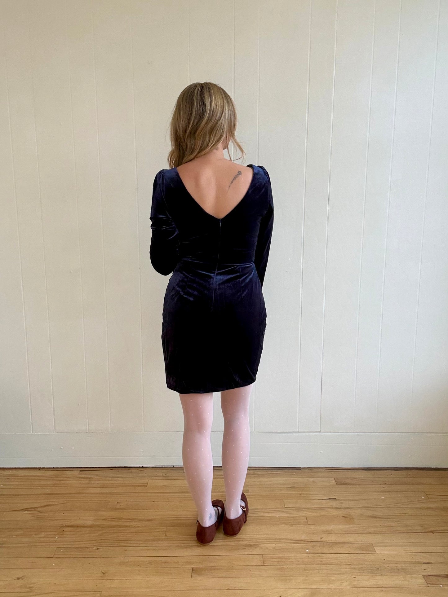 Midnight Velvet Dress