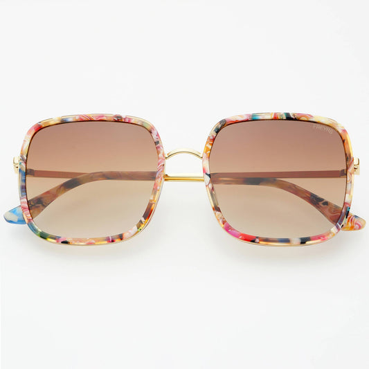 Cosmo Acetate Womens Square Sunglasses, Rose Tortoise
