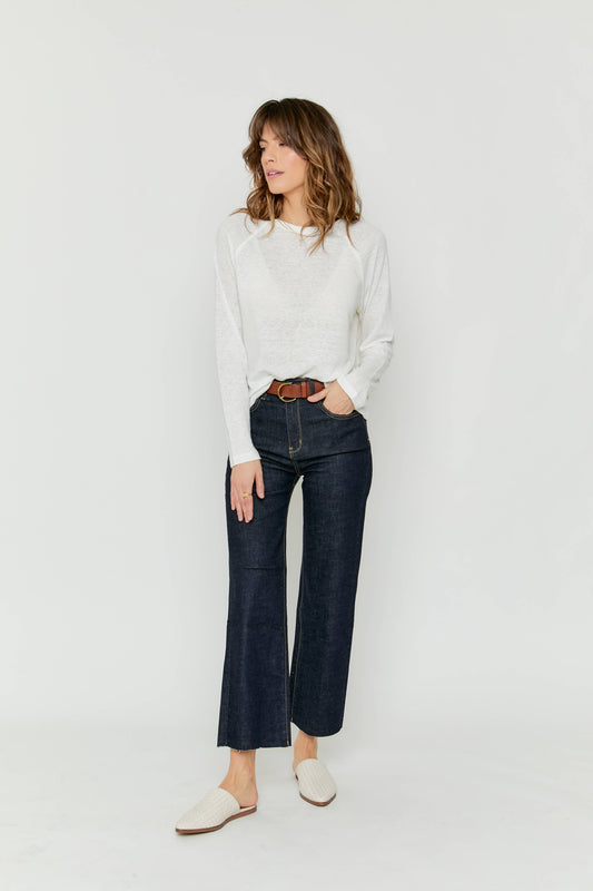 Aberdeen Ankle Crop High Rise Jean