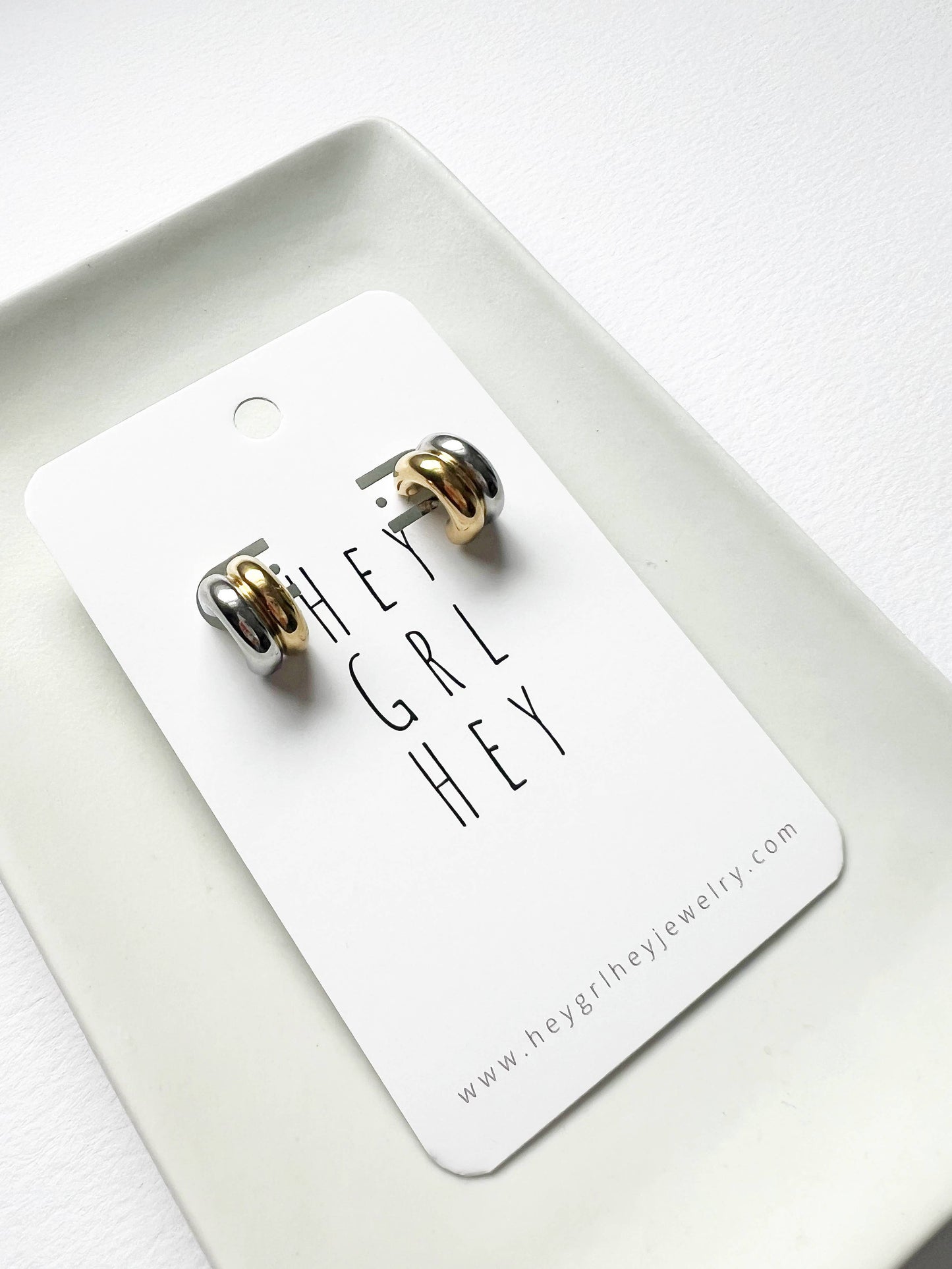 The (Silver and Gold) Tessa Hoop Earrings