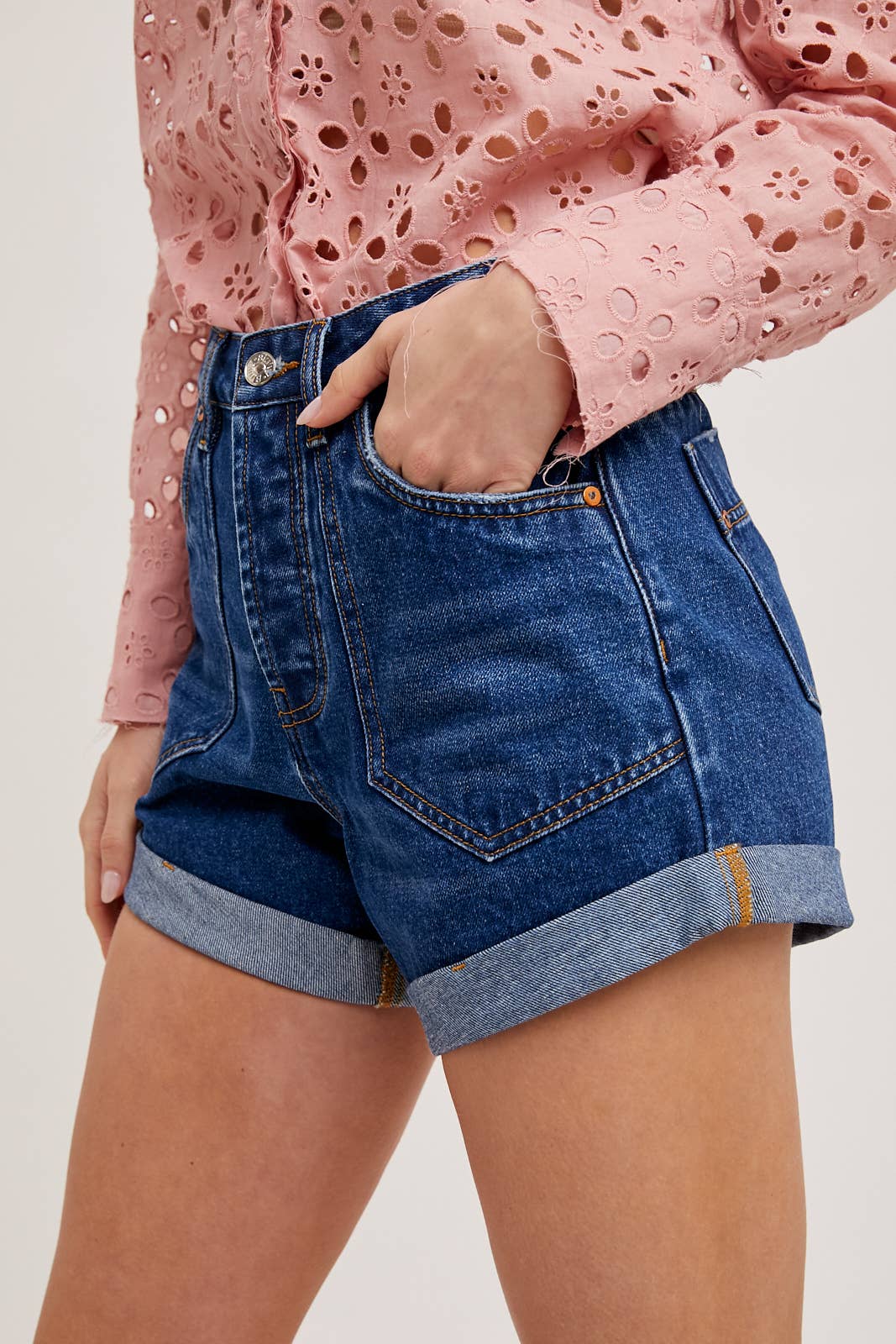 Margo Shorts (Dark Wash)