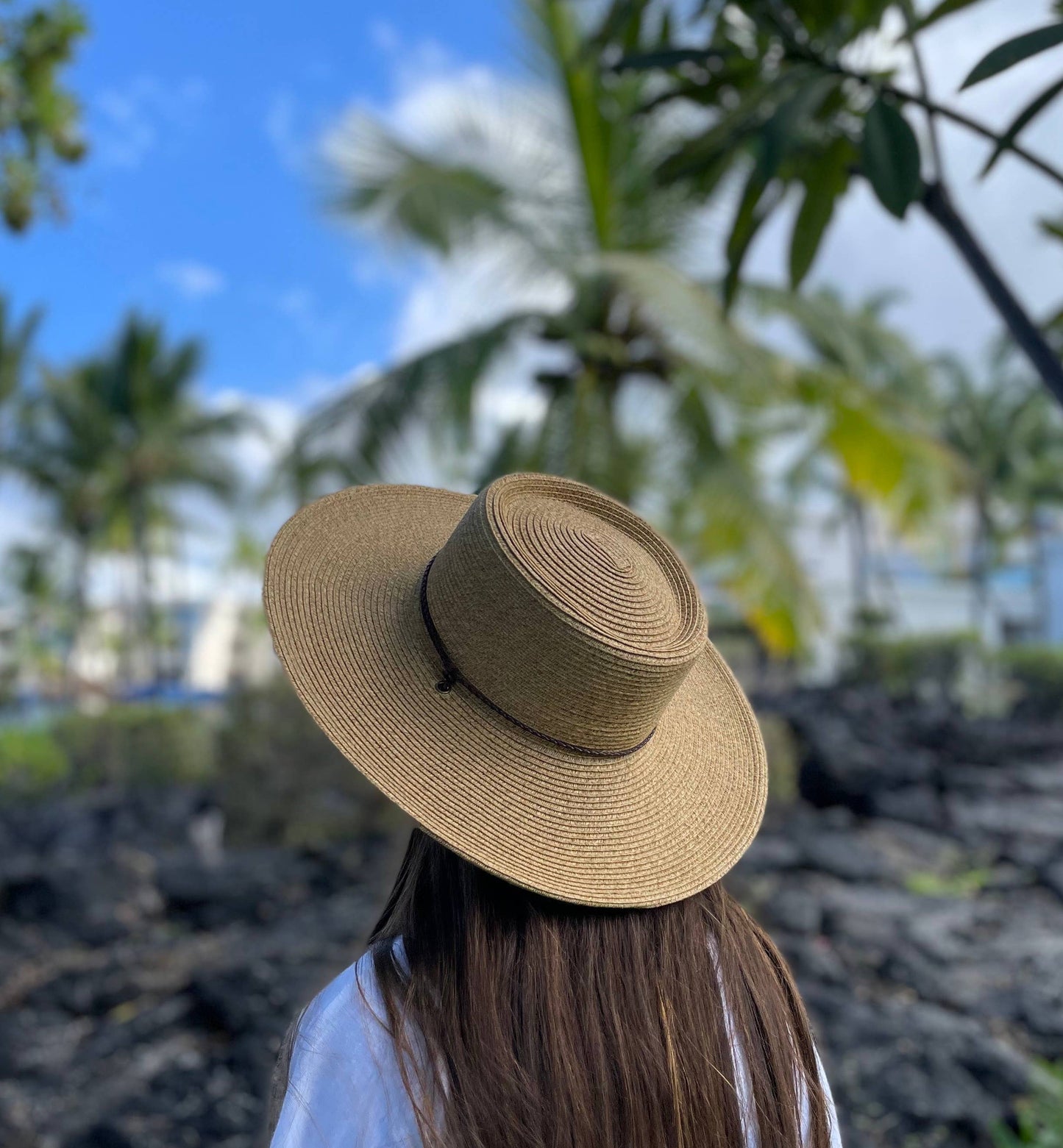 Savannah Wide Brim Hat, Dark Heather (Large/22.25 in.)