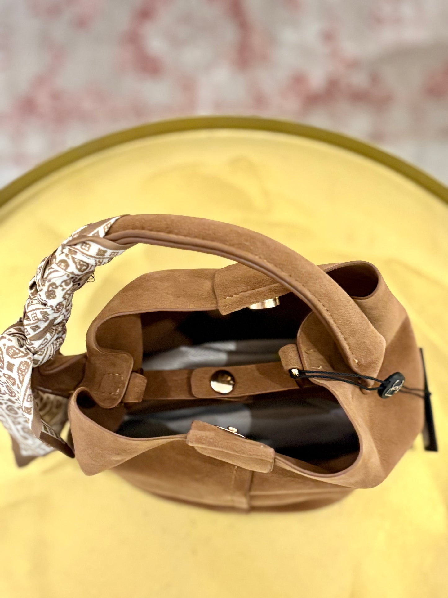 Blair Bucket Bag (Tan)