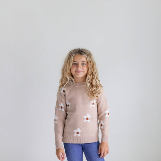 Flower Crew Sweater (Kids)