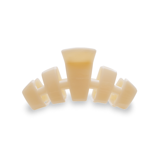 Almond Beige Classic Hair Clip, Medium