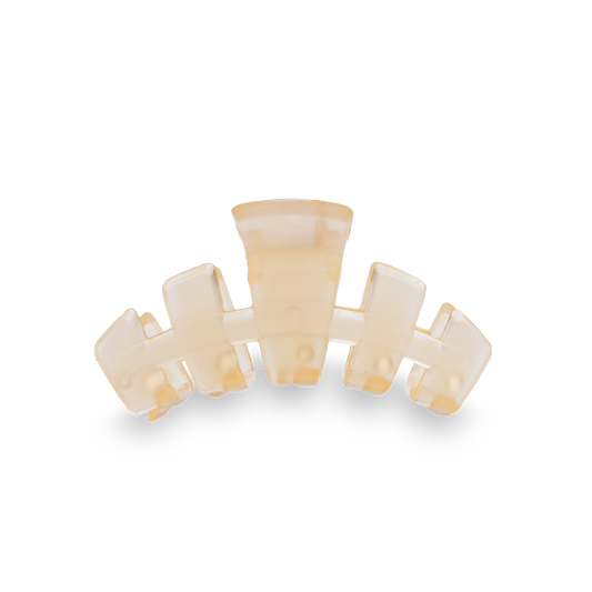 Almond Beige Classic Hair Clip, Tiny