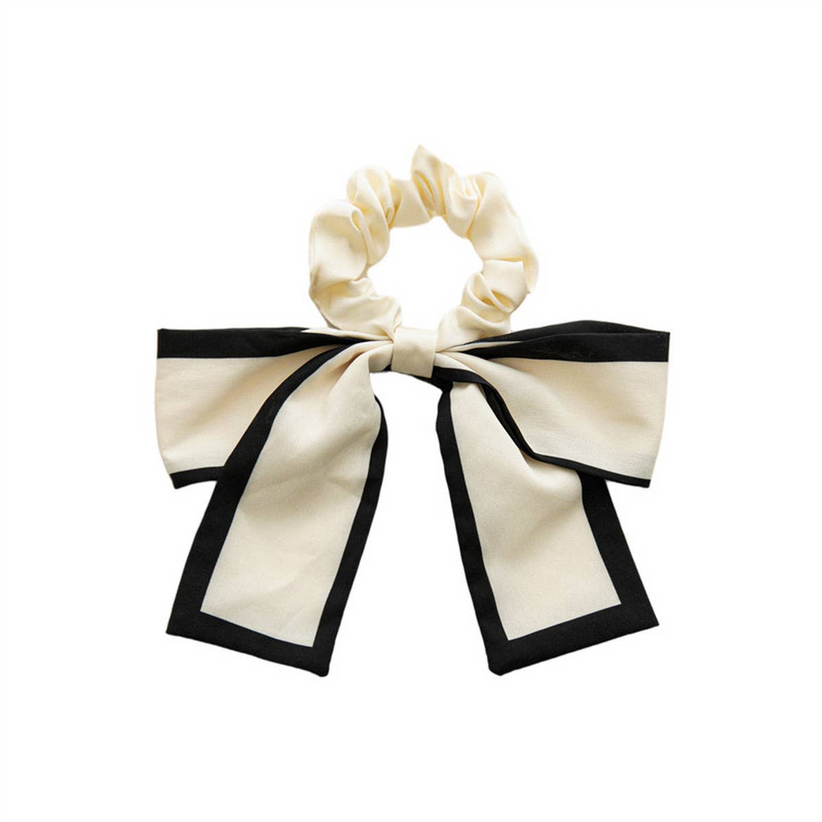 Bow Hair Tie (White)