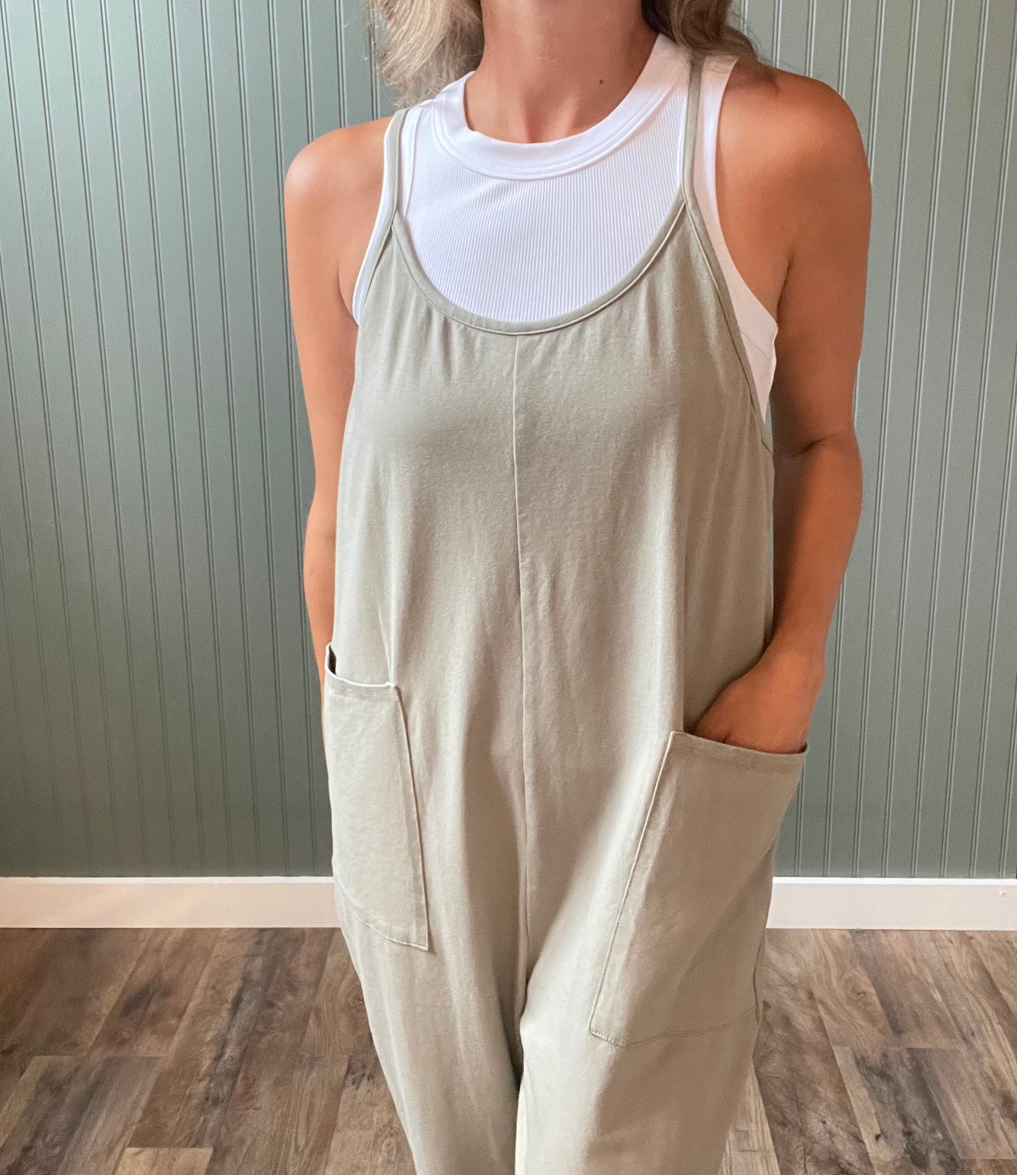 Tilly Jumpsuit (Seagrass)