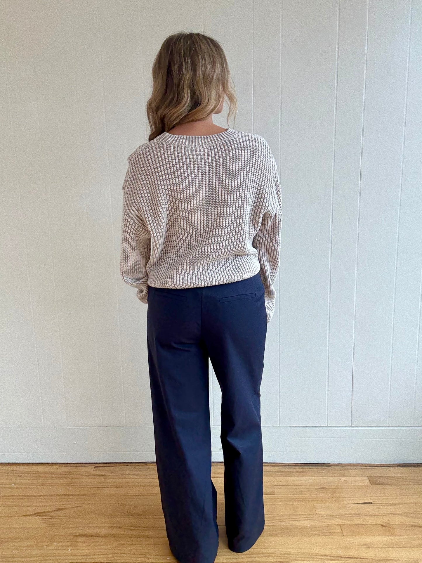 Marine Button Front Pant