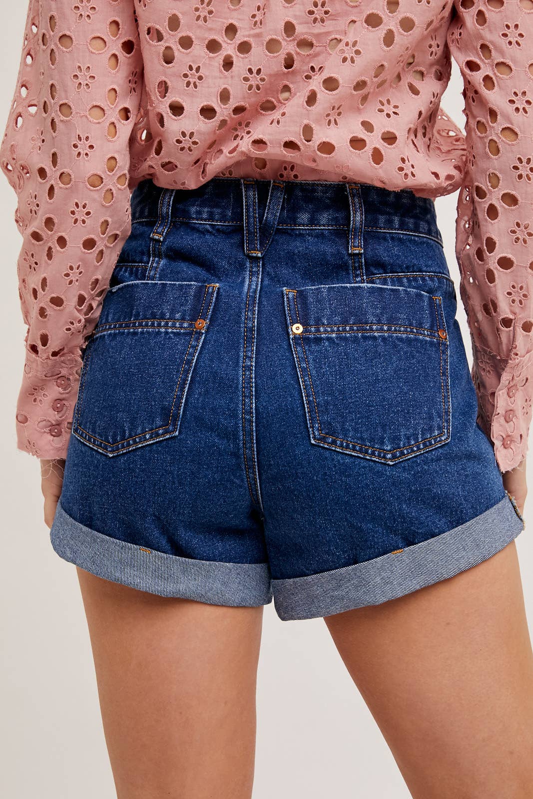 Margo Shorts (Dark Wash)