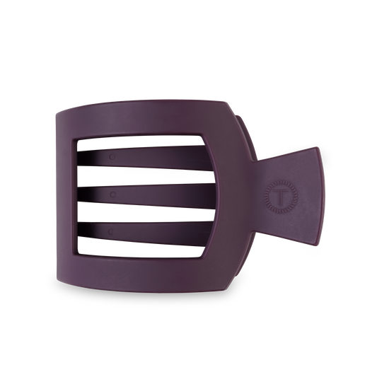 Square Flat Hair Clip | Burgundy Bliss | Large