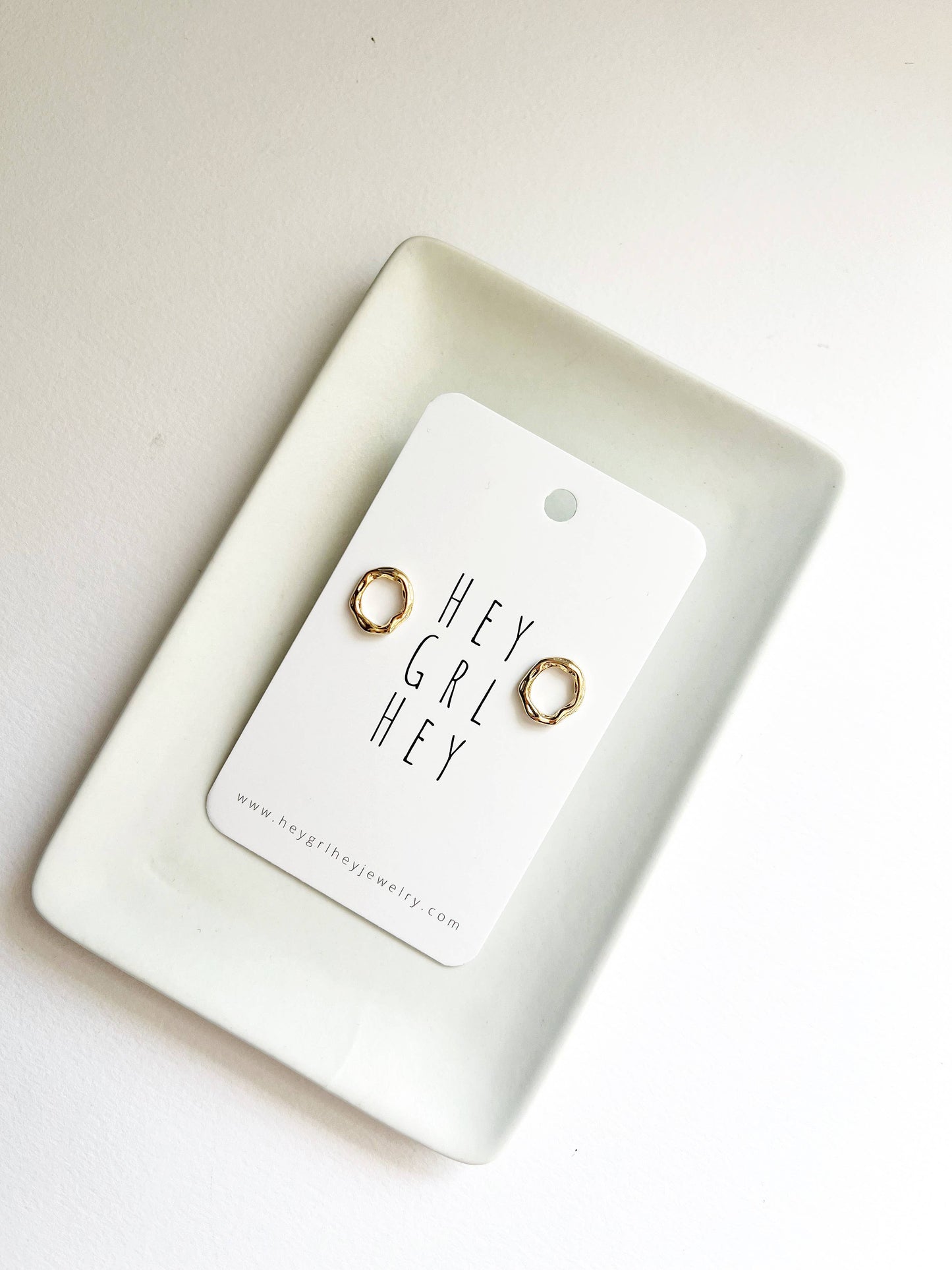 The Circle Stud Earrings