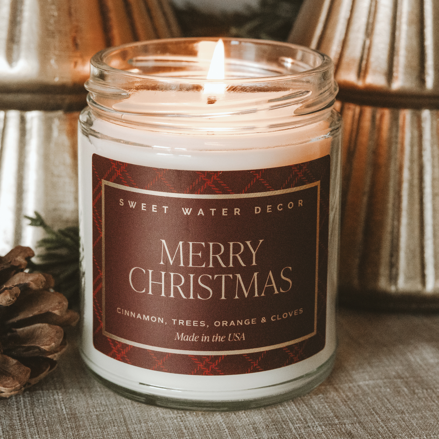 Merry Christmas 9 oz Soy Candle