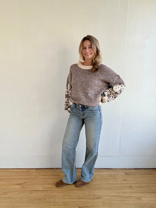 Willow Knit Sweater (Brown)