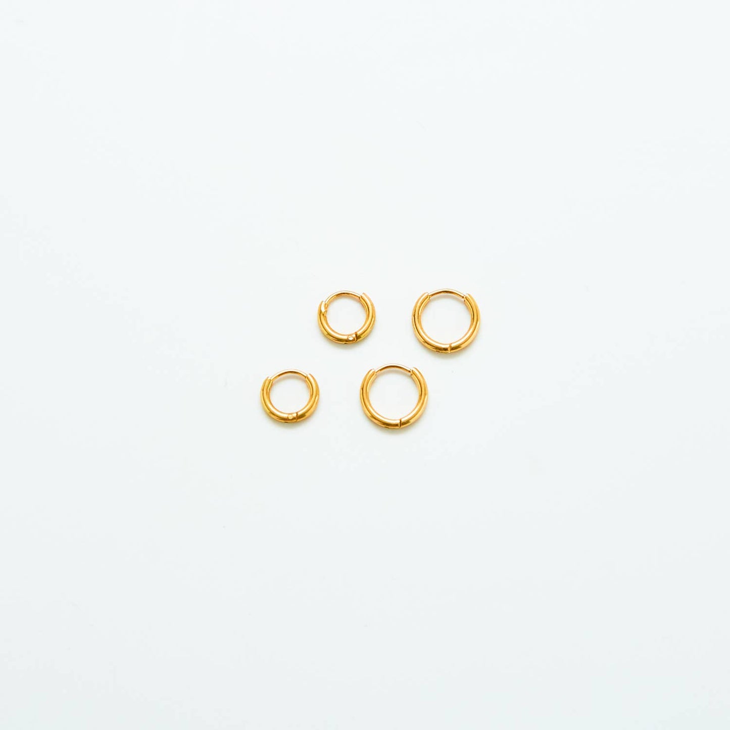 Gold Double Pack - Mini Huggie Hoop Earrings