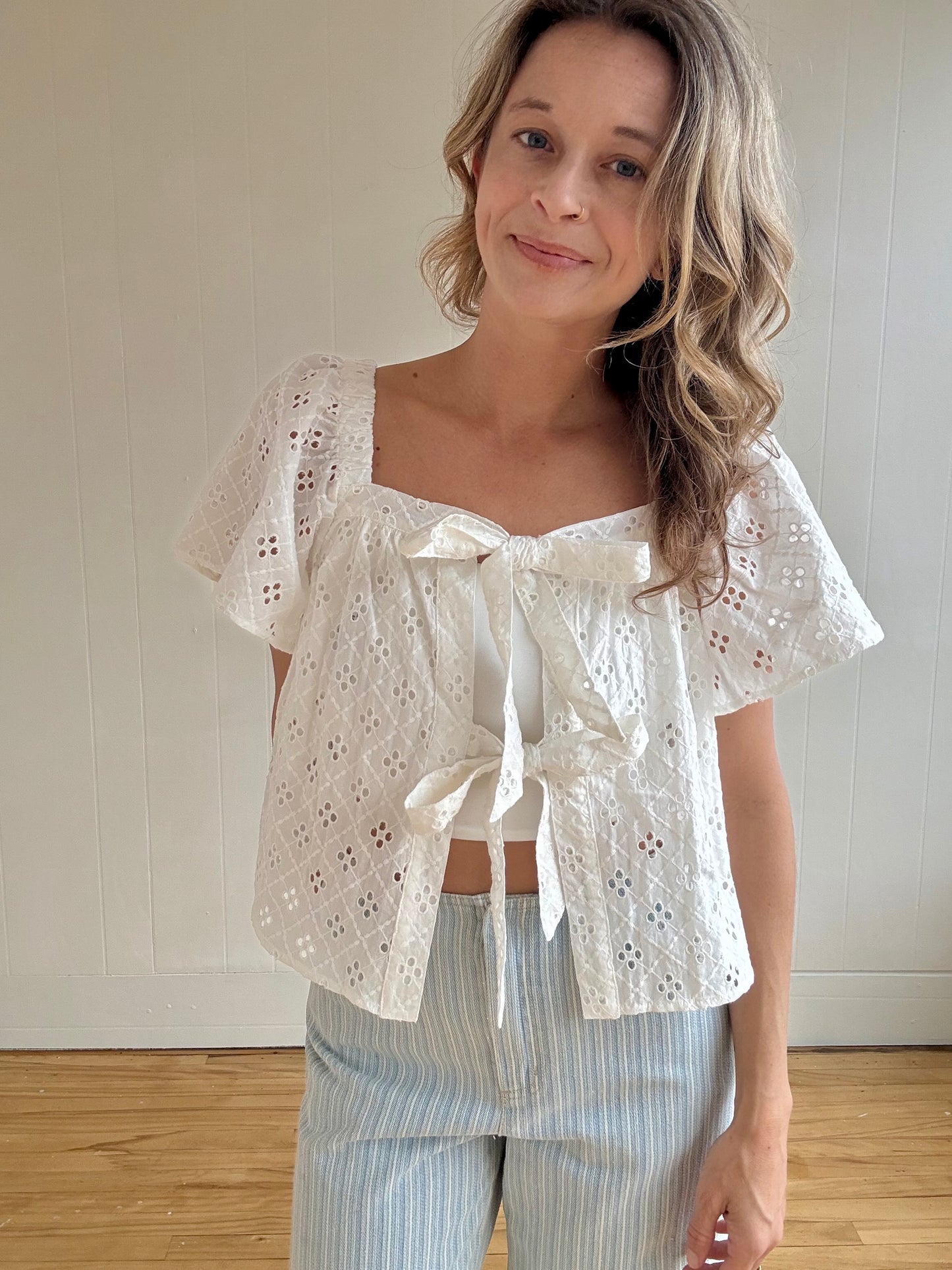 Ellie Eyelet Blouse