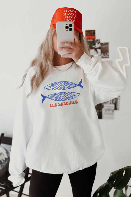Les Sardines Sweatshirt (Sand)