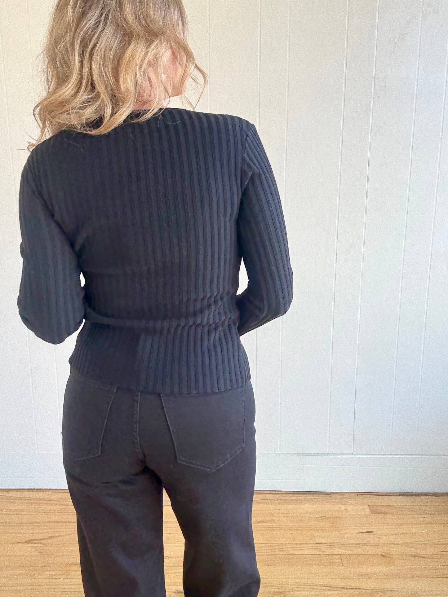 Sophie Knit Top (Black)