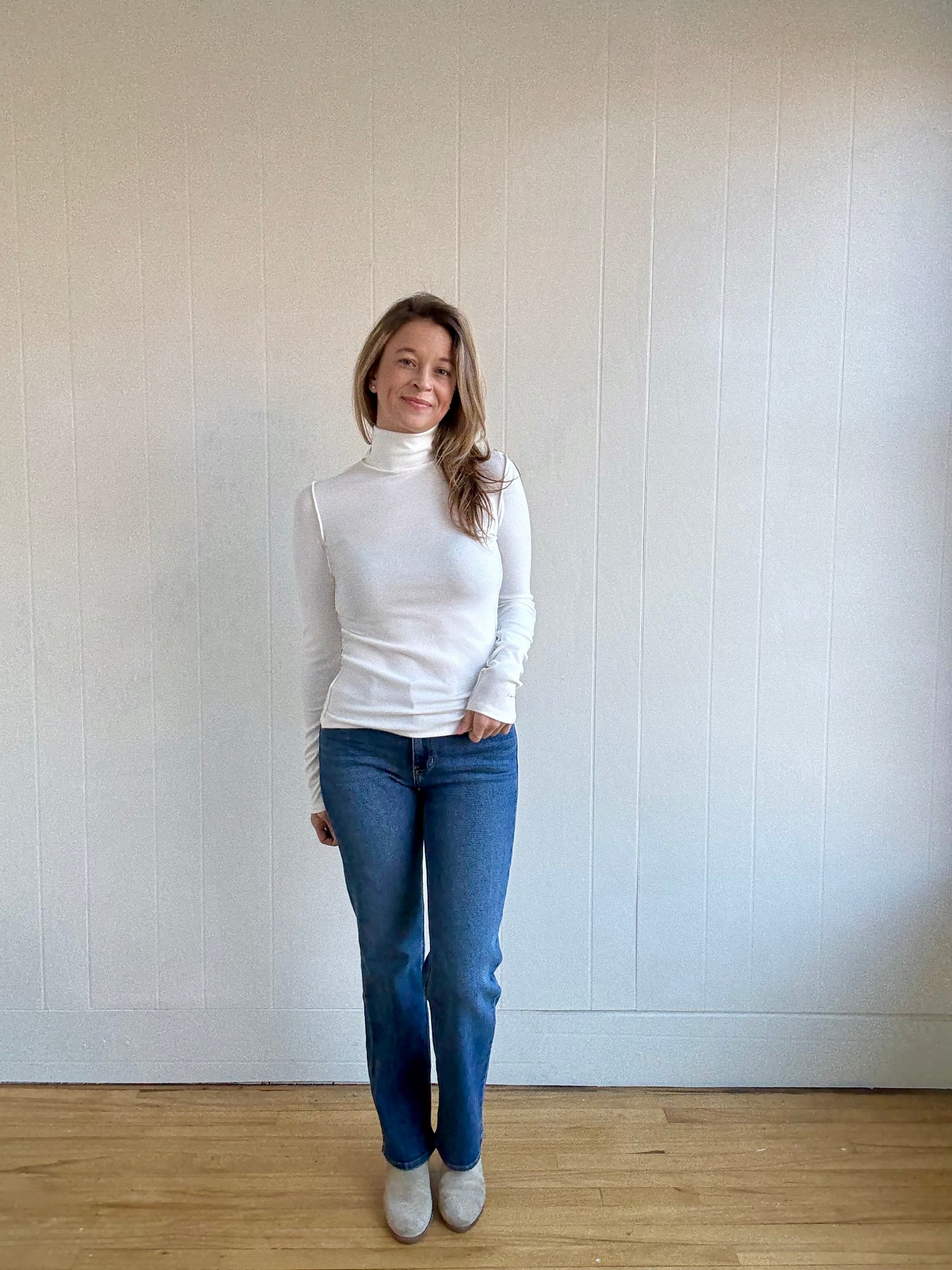 Dane Knit Turtleneck (Ivory)