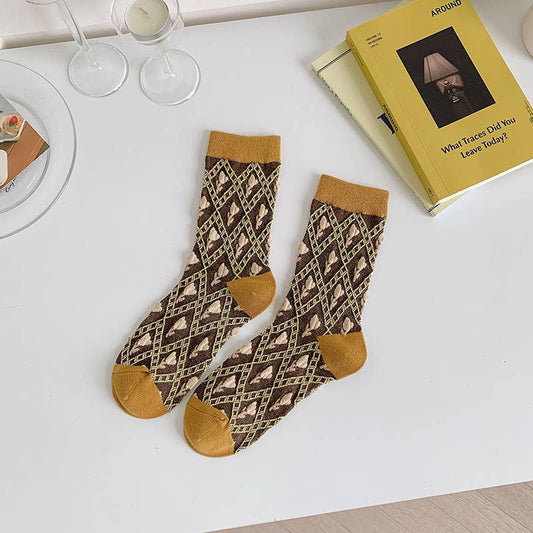 Flower Pattern Socks