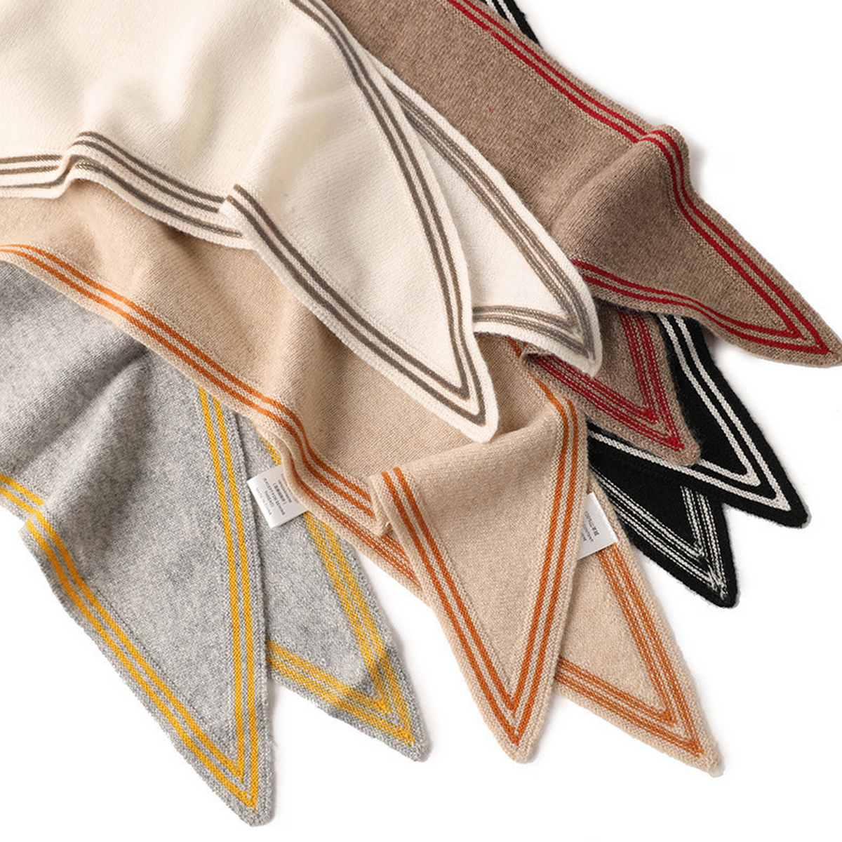 Juliette Cashmere Knit Wrap (Khaki)